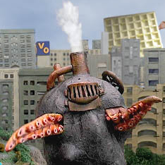 Steam-Powered Tentacle Boulder